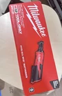 Milwaukee 2457-20 M12 12V 3/8" Inch Cordless Ratchet (tool Only) New. Price: $82.99.