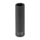 Grey Pneumatic 1016D 3/8" Drive X 1/2" Deep Length Impact Socket, Point New. Price: $12.73.