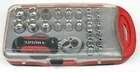 Husky 25-PIECE Dual Sided Stubby Ratcheting Socket Set Sae & Metric 3/8" 1/4" Used. Price: $12.99.
