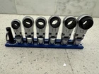 Vim Tools 6 Piece 12 Point Offset, Flex Head Ratcheting Wrench Attachments New. Price: $99.99.