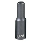 Grey Pneumatic 1012D 3/8" Drive Deep Fractional Impact Socket New. Price: $22.74.