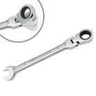 Harskiyer Flex Head Ratchet Wrench, 12 Point Chrome 16MM, Silver New. Price: $11.94.