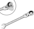 Flex Head Ratchet Wrench, 12 Point Chrome Vanadium Steel 16MM, Silver New. Price: $18.77.