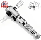 Workpro 1/4" Drive Stubby Ratchet, 2-IN-1 Socket Wrench Flex Head & Bit New. Price: $21.92.