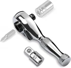 1/4-INCH Stubby Ratchet Wrench Set, Chrome Alloy 90-TOOTH Reversible 1/4" Drive New. Price: $16.09.