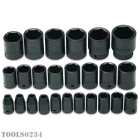 J74206 1/2" Drive 25 Piece Metric Impact Socket Set 6-POINT Proto New. Price: $299.00.