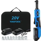 Wisetool 20V 3/8 Inch Extended Cordless Ratchet Wrench W/ 2-PACK 2.0 Ah New. Price: $59.76.