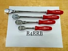 Snap-on Tools Usa New Classic Red 4PC 1/4 Drive Assorted Ratchet Master Set Rare. Price: $899.95.