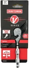 Craftsman V-series Ratchet, 1/4 Inch Drive, 4.5 Arc Swing 80-TOOTH CMMT86301V New. Price: $18.95.