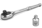 Horusdy 1/2" Drive Quick-release Ratchet Handle, 90T, Sliver New. Price: $20.41.