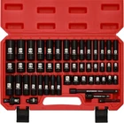 3/8 In. 49 Piece Milwaukee 6 Point Impact Socket Ratchet Drive And Metric Set New. Price: $48.99.