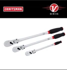 Craftsman V-series Piece Ratchet Set, Flexible Head 1/4, 3/8, 1/2 New. Price: $139.99.