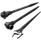 Maxpower 3PCS Spud Ratchet Set, 3/4" 7/8" Dual Socket Scaffold Black New. Price: $66.90.