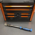 New! Matco Tools BFR128LFB 3/8" Drive 12-1/2" Locking Flex Head Ratchet Blue. Price: $160.00.