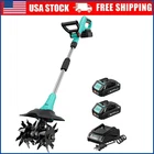 Cordless Electric Garden Cultivator Battery Rototiller For 2X2.0AH New. Price: $68.99.