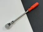 Mac Tools Usa XR11FPA 3/8" Drive Red Long Hard Handle Flex Head Ratchet Used. Price: $109.99.