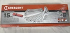 Crescent 15 -piece Set 12-POINT Metric Combination Wrench W/ Soft Case New. Price: $60.00.