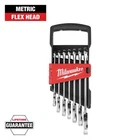 Milwaukee 48-22-9529 7PC Metric Flex Hd Ratchet Combowrench Set(auth Usa Dealer) New. Price: $117.77.