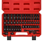 3/8 In. 49 Piece Milwaukee 6 Point Impact Socket Ratchet Drive And Metric Set New. Price: $63.00.