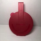 Tupperware Forget-me-not Onion/tomato Keeper Storage #5105A Red Used. Price: $5.50.