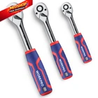 Workpro 3-PIECE Ratchet Set, 1/4", Set: 3/8", 1/2", Chrome New. Price: $47.52.