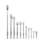 Gearwrench 11 Piece 1/4", 3/8" & 1/2" Drive 84 Tooth Pc. Mixed Set, Silver New. Price: $564.96.
