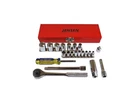 Techni-pro 997-038 23-PIECE Socket Set, 1/4' And 3/8' Drive New. Price: $79.86.