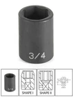 Grey Pneumatic 2008M 1/2" Drive X 8MM Standard Socket New. Price: $14.86.