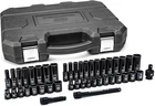 Gearwrench 44 Pc. 3/8" Drive 6 Point Standard & Deep Impact Sae/metric Socket Se New. Price: $74.34.