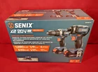 Senix 20V Brushless 1/2" Drill & 1/4" Impact Wrench W/ 2X Battery, Charger + Bag New. Price: $99.95.