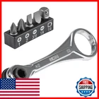 Klein Tools 65200 5-PIECE Mini Ratchet Set W/phillips, Slotted Bits New. Price: $31.51.