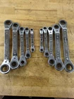 Usa Craftsman Offset Box End Ratchet Wrench Metric And Sae 6 12 Point. 10PC Used. Price: $65.00.