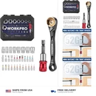 Workpro 34-PIECE 1/4" Mini Ratchet Wrench Set, 72-TOOTH, Right Angle Screwdri... New. Price: $45.57.