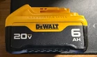 Dewalt DCB206 20V Lithium-ion Battery Black/yellow New. Price: $75.00.