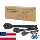 Duratech 3-PIECE Drive Ratchet 1/4 3/8 1/2 90-TOOTH Quick-release New. Price: $57.32.
