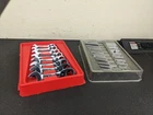 #BN730 Blue-point 8PC BOERS708 Sae Stubby Ratcheting Combo Wrench Set Used. Price: $199.95.