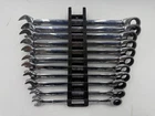Matco S7GRCXLM12 72 Tooth Metric Ratcheting Wrench Set 9-19MM- Missing 8MM Used. Price: $129.99.