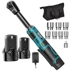 Seesii Extended Cordless Electric Ratchet Wrench 3/8 40 Ft-lbs Torque 6 Long New. Price: $127.11.