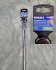 New Kobalt 1/2" Ratchet 22" Long Handle Flex Head. Price: $39.99.