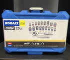 Kobalt PRO90 Ratchet 20 Piece 1/4" New. Price: $15.00.