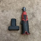 Snap On Tools 1/4" Drive Cordless Ratchet 14.4V Red CTR714A W/ 2.5 Battery Used. Price: $125.00.
