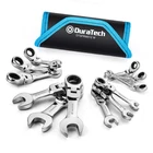 Duratech Stubby Flex-head Ratcheting Combination Wrench Set Metric 12-PIECE New. Price: $87.48.