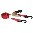 New Keeper 85513 13-FT 1-IN 400-LB Ratchet Tie Down Strap Vinyl Coated S-hooks. Price: $6.89.