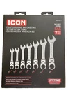 New Icon Stubby Flex Head Sae Ratcheting Wrench Set, 7-PIECE, 57491, WRSTFS-7. Price: $64.95.