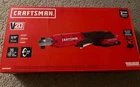 Craftsman V20* 3/8 In Cordless Drive Ratchet Kit =- CMCF930D1 Open. Price: $120.00.