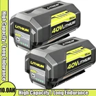 For Ryobi 40V 10.0AH Lithium-ion High Capacity Battery OP4050 OP40602 OP40201 New. Price: $95.99.