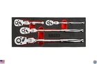 4-PIECE Flex Head Ratchet Set, 72-TOOTH, Chrome Vanadium, Quick Release, New. Price: $132.18.