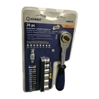 Kobalt 20 Piece Double Drive Extendable Ratchet Set 3/8 Inch New. Price: $43.97.