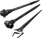 Maxpower 3PCS Spud Ratchet Set, 3/4" 7/8" Dual Socket Scaffold Black New. Price: $66.41.