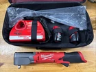 Milwaukee M12 Fuel 2564-22 12V Brushless 3/8" Cordless Impact Wrench Kit W/2 Bat Open. Price: $239.00.